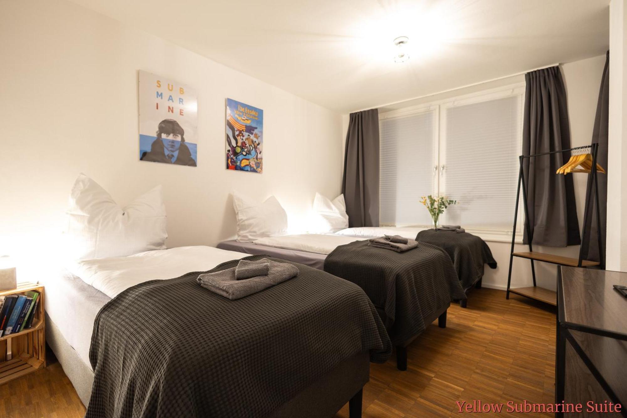 Ko-Living - Beatles Und Banksy Suites & Studios Am Eselsbrunnen - Altstadt - Kueche Halle  Eksteriør bilde
