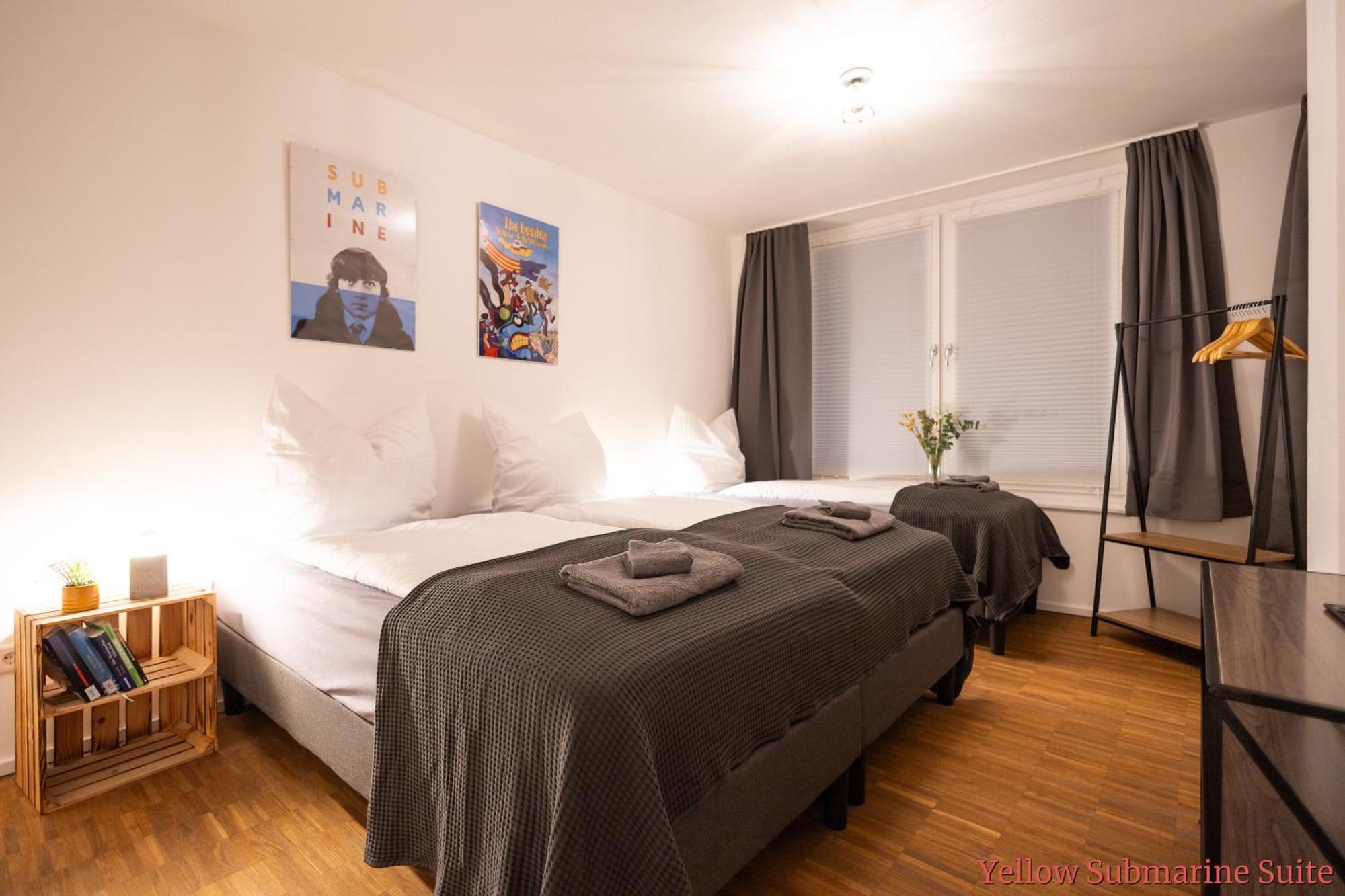 Ko-Living - Beatles Und Banksy Suites & Studios Am Eselsbrunnen - Altstadt - Kueche Halle  Eksteriør bilde